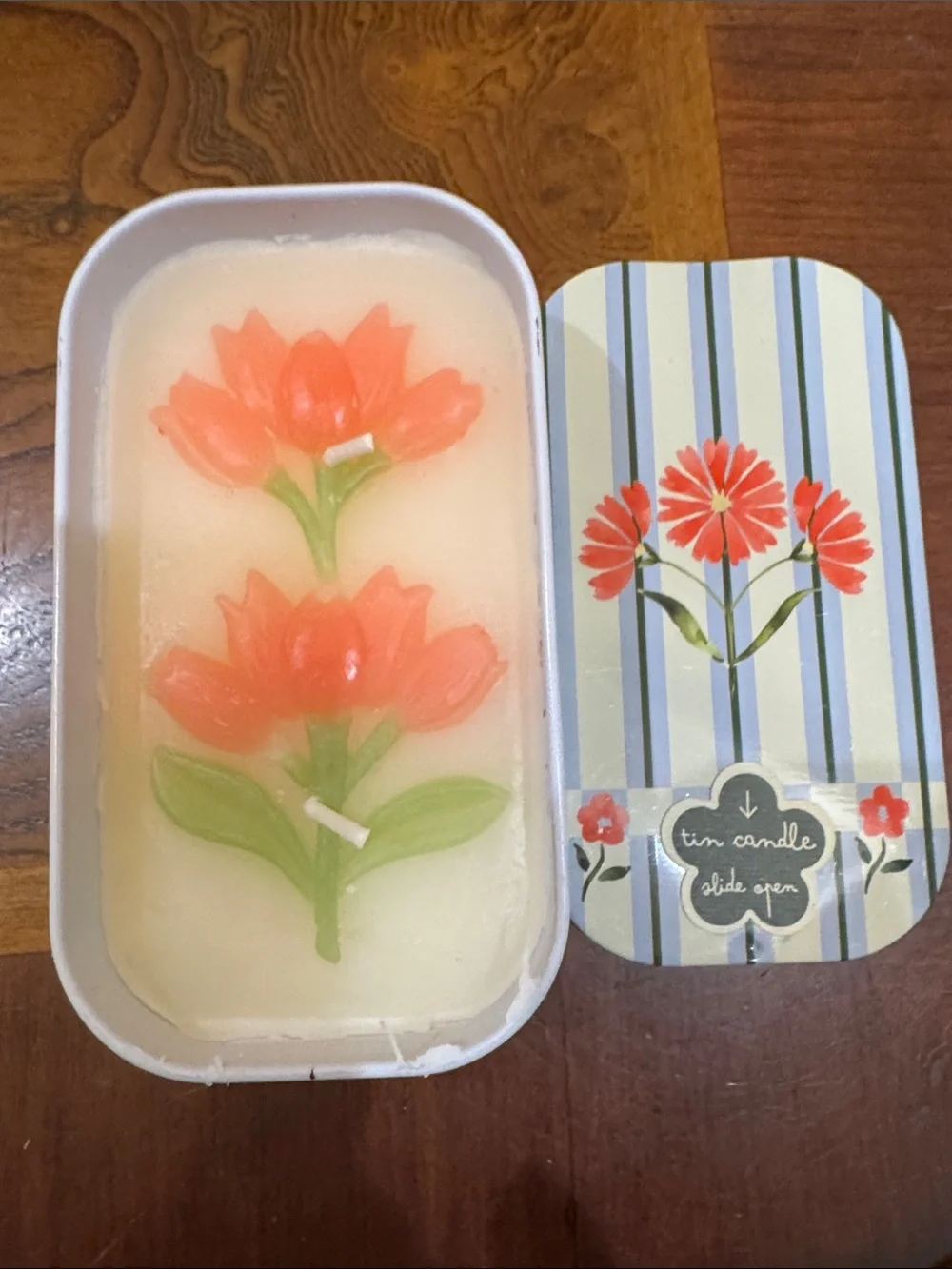 Anthropologie Wildflower Bouquet Tin Candle